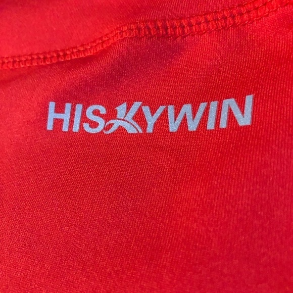 HISKYWIN - WOMENS RED ATHLETIC PANTS SIZE MEDIUM - Picture 2 of 10